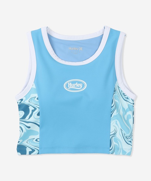 Hurley (ハーレー)の「【Hurley:ハーレー】レディーススイムウェアトップス タンクトップタイプ水着 取り外し可能パッド付 PIPING SWIMWEAR TOP(水着・レディース・ブルー/ブラック/カーキブラウン/ピンク・MEDIUM/LARGE/SMALL)」の4枚目の写真