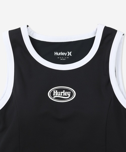 Hurley (ハーレー)の「【Hurley:ハーレー】レディーススイムウェアトップス タンクトップタイプ水着 取り外し可能パッド付 PIPING SWIMWEAR TOP(水着・レディース・ブルー/ブラック/カーキブラウン/ピンク・MEDIUM/LARGE/SMALL)」の6枚目の写真