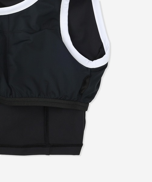 Hurley (ハーレー)の「【Hurley:ハーレー】レディーススイムウェアトップス タンクトップタイプ水着 取り外し可能パッド付 PIPING SWIMWEAR TOP(水着・レディース・ブルー/ブラック/カーキブラウン/ピンク・MEDIUM/LARGE/SMALL)」の7枚目の写真
