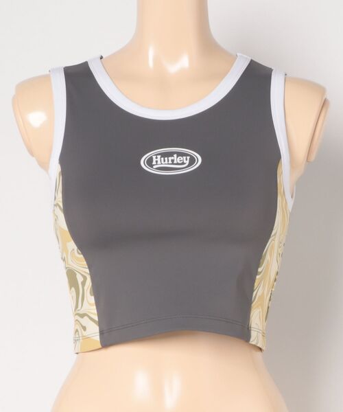 Hurley (ハーレー)の「【Hurley:ハーレー】レディーススイムウェアトップス タンクトップタイプ水着 取り外し可能パッド付 PIPING SWIMWEAR TOP(水着・レディース・ブルー/ブラック/カーキブラウン/ピンク・MEDIUM/LARGE/SMALL)」の18枚目の写真