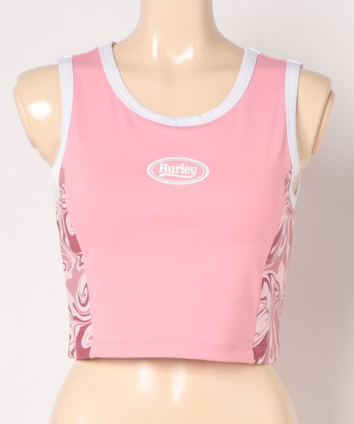 Hurley (ハーレー)の「【Hurley:ハーレー】レディーススイムウェアトップス タンクトップタイプ水着 取り外し可能パッド付 PIPING SWIMWEAR TOP(水着・レディース・ブルー/ブラック/カーキブラウン/ピンク・MEDIUM/LARGE/SMALL)」の20枚目の写真