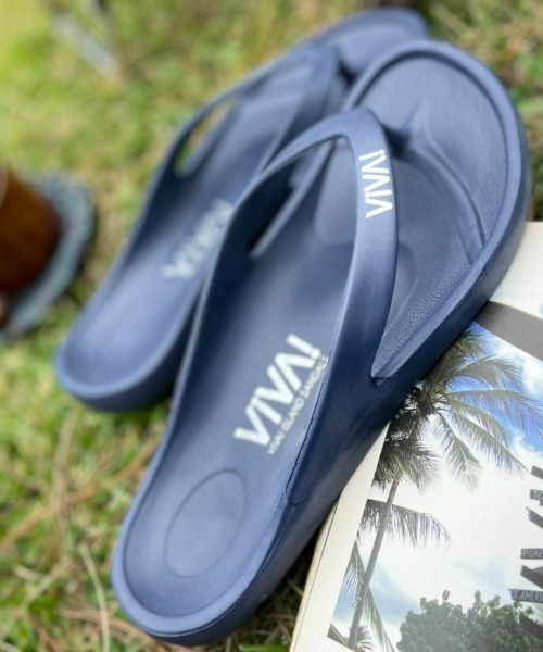 VIVA ISLAND(ビバアイランド)の「【VIVA ISLAND】日本製 VIVA!ISLAND FLIP FLOP(サンダル・メンズ・レモンイエロー/ブラック/ターコイズブルー/インディゴブルー/ブルー/ホワイト/カーキ/ラベンダー/サーモンピンク/レッド系その他・20/28/23/25/21/27/26/24/22)」の6枚目の写真