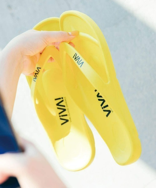 VIVA ISLAND(ビバアイランド)の「【VIVA ISLAND】日本製 VIVA!ISLAND FLIP FLOP(サンダル・メンズ・レモンイエロー/ブラック/ターコイズブルー/インディゴブルー/ブルー/ホワイト/カーキ/ラベンダー/サーモンピンク/レッド系その他・20/28/23/25/21/27/26/24/22)」の1枚目の写真