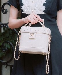 OLIVE des OLIVE（オリーブデオリーブ）の「Aimerianejoieスタッズバニティバッグ（ショルダーバッグ）」
