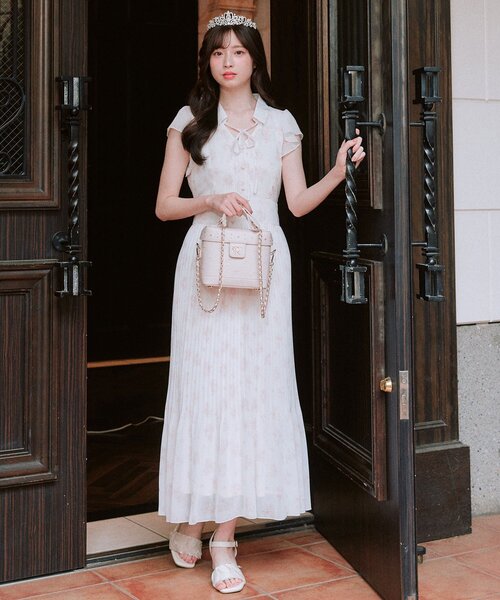 OLIVE des OLIVE（オリーブデオリーブ）の「Aimerianejoieスタッズバニティバッグ（ショルダーバッグ・レディース・サックスブルー/ミント/アイボリー/ピンク/ブラック・FREE）」の15枚目の写真