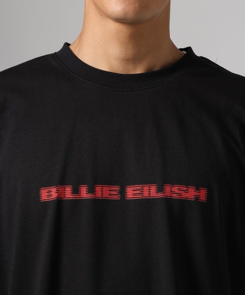 BAYFLOW(ベイフロー)の「【Billie Eilish(ビリー・アイリッシュ)】プリントTシャツ(Tシャツ/カットソー・メンズ・ブラック/レッド・MEDIUM/LARGE)」の4枚目の写真