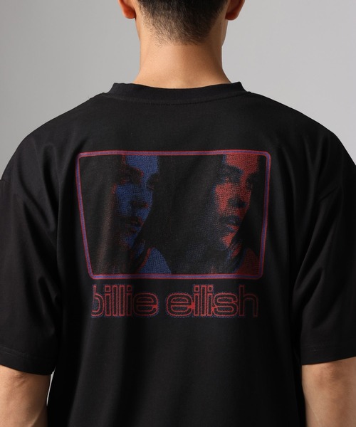 BAYFLOW(ベイフロー)の「【Billie Eilish(ビリー・アイリッシュ)】プリントTシャツ(Tシャツ/カットソー・メンズ・ブラック/レッド・MEDIUM/LARGE)」の5枚目の写真
