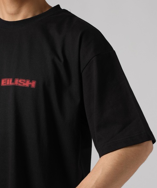BAYFLOW(ベイフロー)の「【Billie Eilish(ビリー・アイリッシュ)】プリントTシャツ(Tシャツ/カットソー・メンズ・ブラック/レッド・MEDIUM/LARGE)」の6枚目の写真