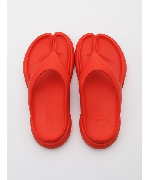 PAES(ペイズ)の「【PAES】New Flipflop(サンダル・レディース・レッド・23/24)」の6枚目の写真