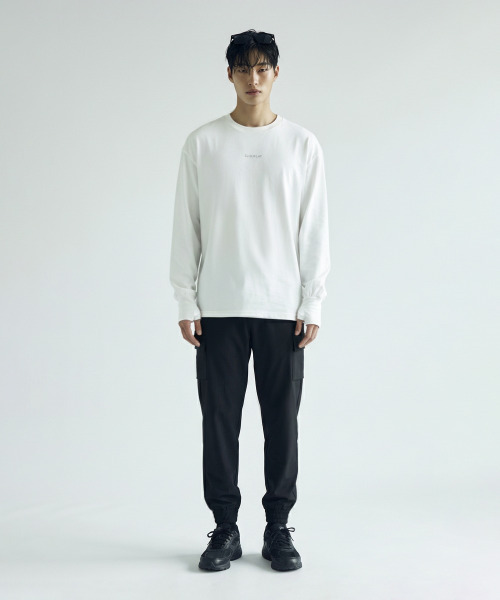 SLOUPLAY（スロープレイ）の「[MENS] アクティブヒップカバー指穴Tシャツ(2色)（Tシャツ/カットソー・レディース・チャコール/アイボリー・FREE）」の6枚目の写真
