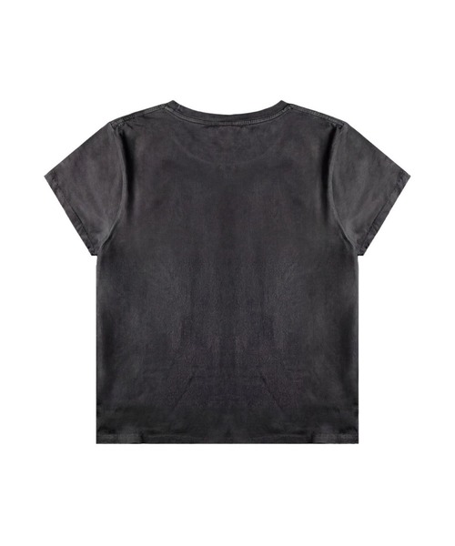 SAINTPAIN(セイントペイン)の「SAINTPAIN/I LOVE クロップT(Tシャツ/カットソー・レディース・ブラック・FREE)」の6枚目の写真