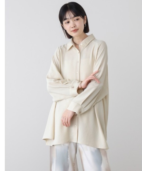 Bou Jeloud(ブージュルード)の「麻ライクAラインチュニック(シャツ/ブラウス・レディース・ブラック/ブルー/ホワイト系その他/イエロー・MEDIUM)」の22枚目の写真