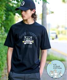 【接触冷感/抗菌防臭/消臭】ICE CLEAR COTTON ミサイルキャットTシャツ