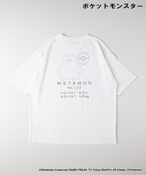 Right-on(ライトオン)の「「ポケットモンスター」プリントTシャツ(Tシャツ/カットソー・レディース・ホワイト系1/ブラック系・04/05/06)」の3枚目の写真