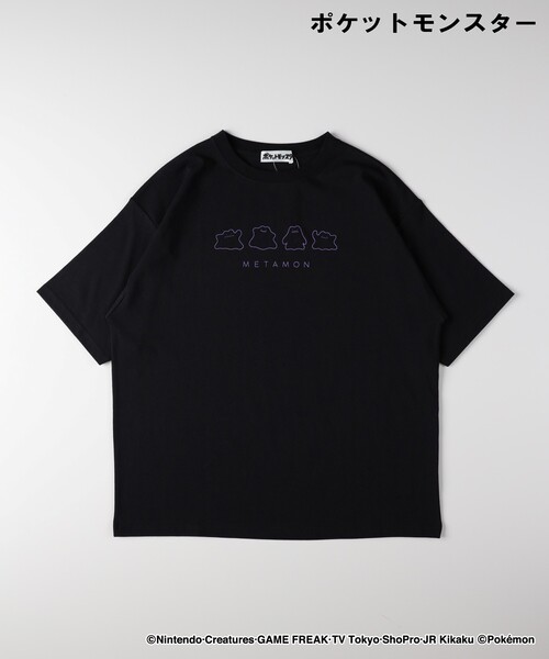 Right-on(ライトオン)の「「ポケットモンスター」プリントTシャツ(Tシャツ/カットソー・レディース・ホワイト系1/ブラック系・04/05/06)」の4枚目の写真