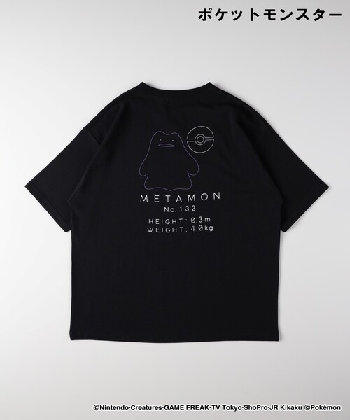 Right-on(ライトオン)の「「ポケットモンスター」プリントTシャツ(Tシャツ/カットソー・レディース・ホワイト系1/ブラック系・04/05/06)」の5枚目の写真
