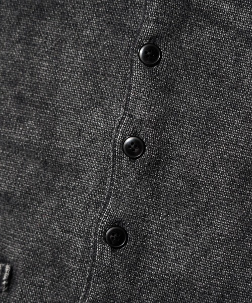 TOWNCRAFT（タウンクラフト）の「TOWNCRAFT / タウンクラフト COTTON DAMAGED CARDIGAN コットン ダメージ加工 カーディガン（カーディガン/ボレロ・メンズ・レッド/パープル/ブラック/ブルー・MEDIUM/LARGE）」の8枚目の写真