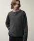 SELLE GLANT（セレグランテ）の「HENRY NECK SLUB LONG SLEEVE T-SHIRT / ヘンリーネックスラブロングTシャツ（Tシャツ/カットソー・LARGE）」