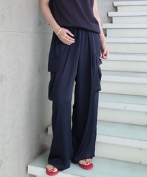 《一部店舗限定》Maison IENA サテンカーゴパンツ