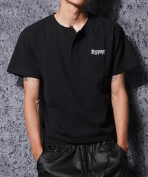 RIPPER（リッパー）の「【RIPPER】8.5oz クラシック クロップド ヘンリーネック / Classic Cropped Henley Neck T-Shirt / ヘビーウェイト 短丈（Tシャツ/カットソー）」