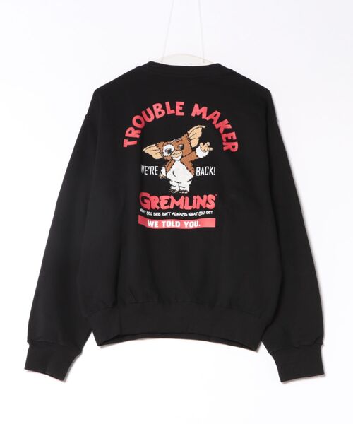 ADPOSION(アドポーション)の「【GREMLINS / グレムリン】サガラ刺繍クルーネック スウェットプルオーバー(スウェット・レディース・ブラック/ライトグレー/レッド/グリーン・MEDIUM/LARGE/X-LARGE)」の5枚目の写真