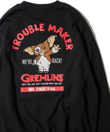 【GREMLINS / グレムリン】サガラ刺繍クルーネック スウェットプルオーバー