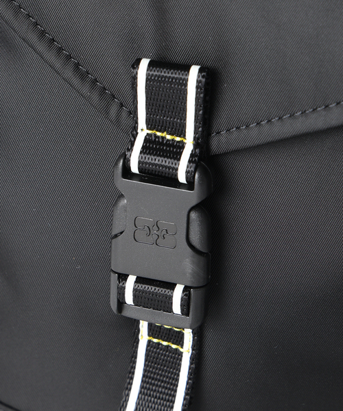 U by SPICK&SPAN（ユーバイスピックアンドスパン）の「《新宿・WEB限定 》GANNI / ガニーRe-Tech Sport Nylon Backpack（バックパック/リュック・レディース・ブラック・FREE）」の9枚目の写真