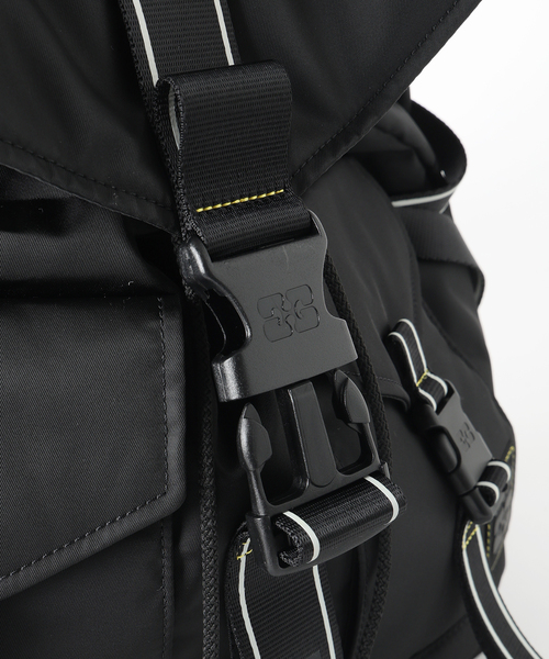 U by SPICK&SPAN（ユーバイスピックアンドスパン）の「《新宿・WEB限定 》GANNI / ガニーRe-Tech Sport Nylon Backpack（バックパック/リュック・レディース・ブラック・FREE）」の10枚目の写真