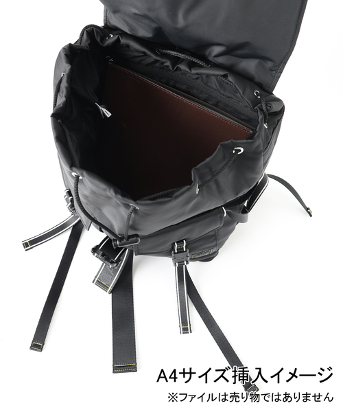U by SPICK&SPAN（ユーバイスピックアンドスパン）の「《新宿・WEB限定 》GANNI / ガニーRe-Tech Sport Nylon Backpack（バックパック/リュック・レディース・ブラック・FREE）」の16枚目の写真