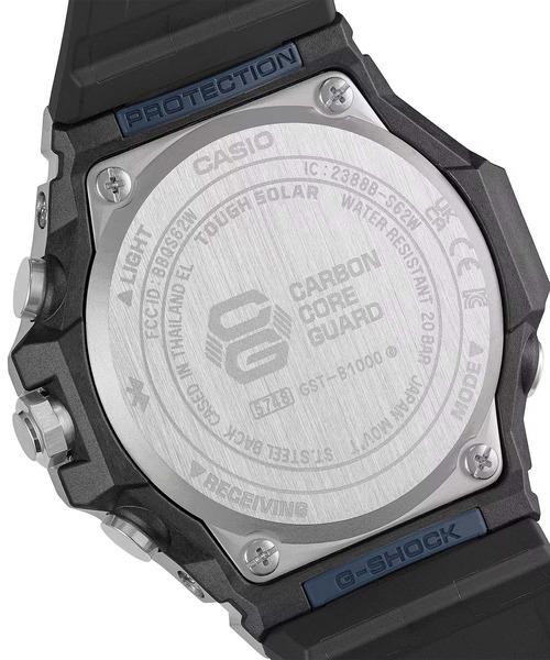 G-SHOCK（ジーショック）の「G-SHOCK/ジーショック 腕時計 G-STEEL GST-B1000-2AJF（アナログ腕時計・メンズ・シルバー×ブルー・FREE）」の8枚目の写真