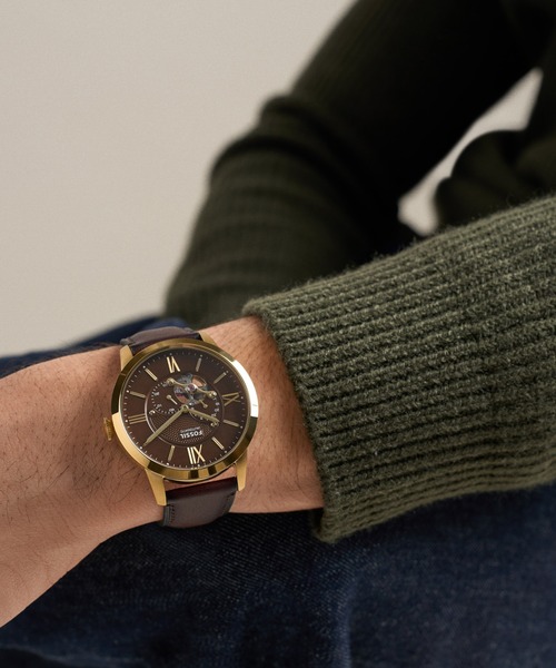 FOSSIL（フォッシル）の「フォッシル 腕時計 メンズ アナログ レザー ME3286（アナログ腕時計・メンズ・ブラウン・FREE）」の2枚目の写真