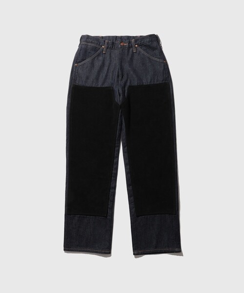 Wrangler(ラングラー)の「【Wrangler for WILD LIFE TAILOR】 EX SUEDE DOUBLE KNEE JEAN(デニムパンツ・メンズ・ネイビー/ブラック・36/34/31/30/29/33/32/28)」の1枚目の写真
