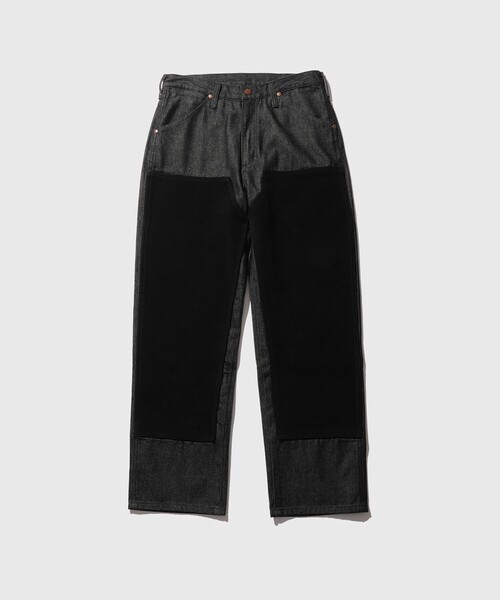Wrangler(ラングラー)の「【Wrangler for WILD LIFE TAILOR】 EX SUEDE DOUBLE KNEE JEAN(デニムパンツ・メンズ・ネイビー/ブラック・36/34/31/30/29/33/32/28)」の2枚目の写真