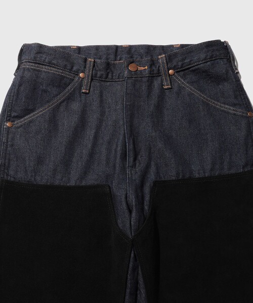 Wrangler(ラングラー)の「【Wrangler for WILD LIFE TAILOR】 EX SUEDE DOUBLE KNEE JEAN(デニムパンツ・メンズ・ネイビー/ブラック・36/34/31/30/29/33/32/28)」の3枚目の写真