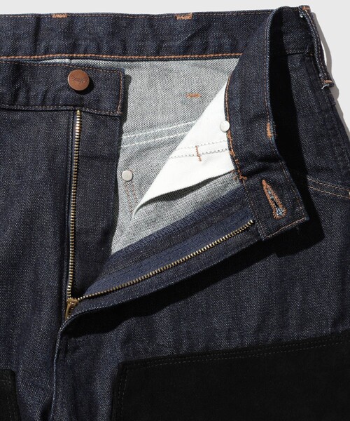 Wrangler(ラングラー)の「【Wrangler for WILD LIFE TAILOR】 EX SUEDE DOUBLE KNEE JEAN(デニムパンツ・メンズ・ネイビー/ブラック・36/34/31/30/29/33/32/28)」の5枚目の写真
