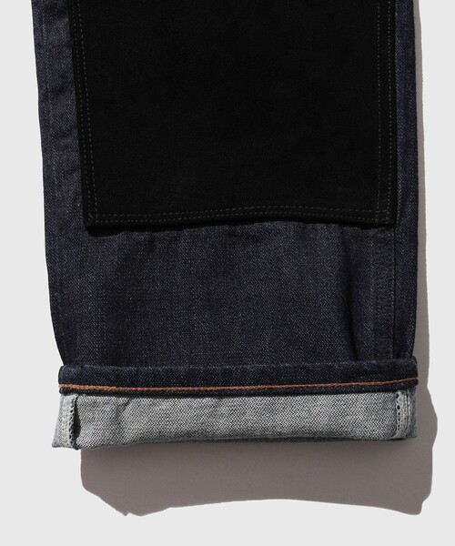 Wrangler(ラングラー)の「【Wrangler for WILD LIFE TAILOR】 EX SUEDE DOUBLE KNEE JEAN(デニムパンツ・メンズ・ネイビー/ブラック・36/34/31/30/29/33/32/28)」の7枚目の写真