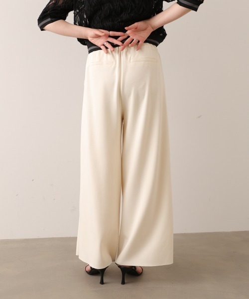 Bou Jeloud（ブージュルード）の「パウンドストレッチセミワイドパンツ（その他パンツ・レディース・アイボリー/ブラック/ブルー・FREE）」の13枚目の写真