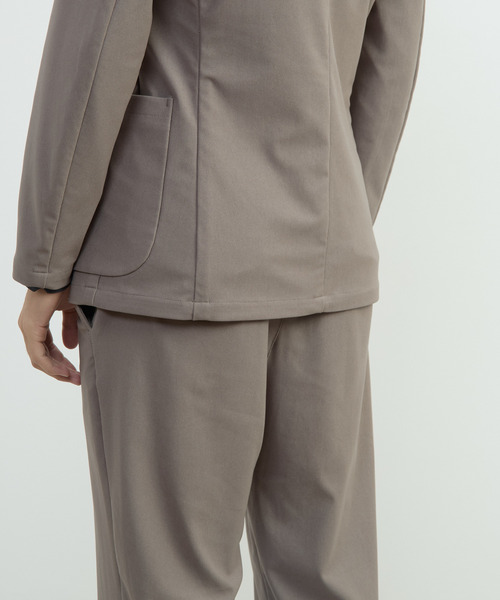 MEN'S MELROSE(メンズメルローズ)の「トリコットストレッチイージージャケット(セットアップ可)(テーラードジャケット・メンズ・ベージュ/ネイビー・2/3/5/4)」の11枚目の写真