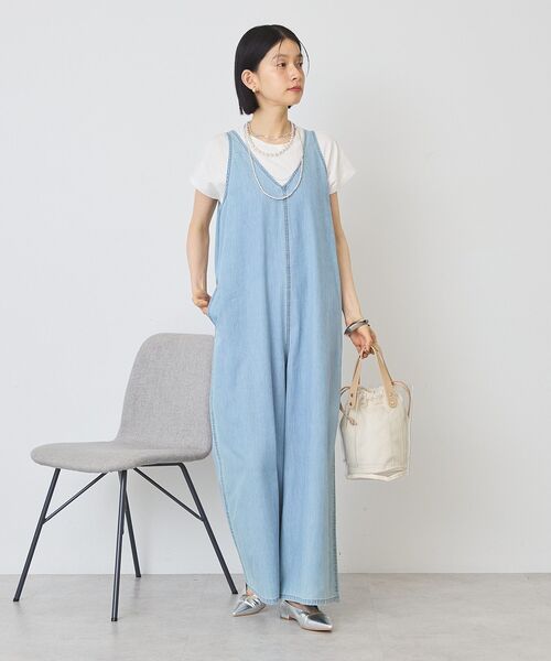 AMERICAN HOLIC(アメリカンホリック)の「メタルバーバブーシュフラットパンプス(パンプス・レディース・ブラウン/ブラック/シルバー・L/M/S)」の6枚目の写真