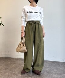Jena espace merveilleux | ビーズ刺繍ロンT(Tシャツ/カットソー)