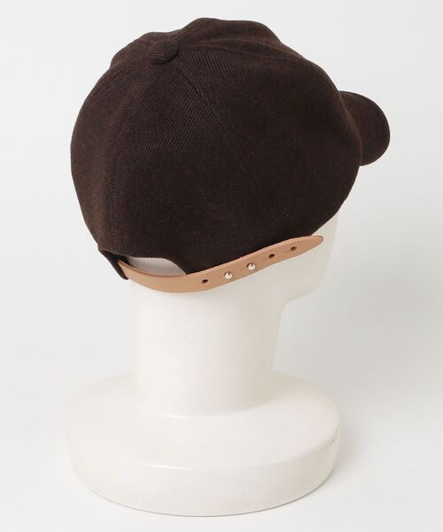 Nine Tailor(ナインテイラー)の「【Nine Tailor】Lymington Cap(キャップ・メンズ・ブラウン・FREE)」の2枚目の写真