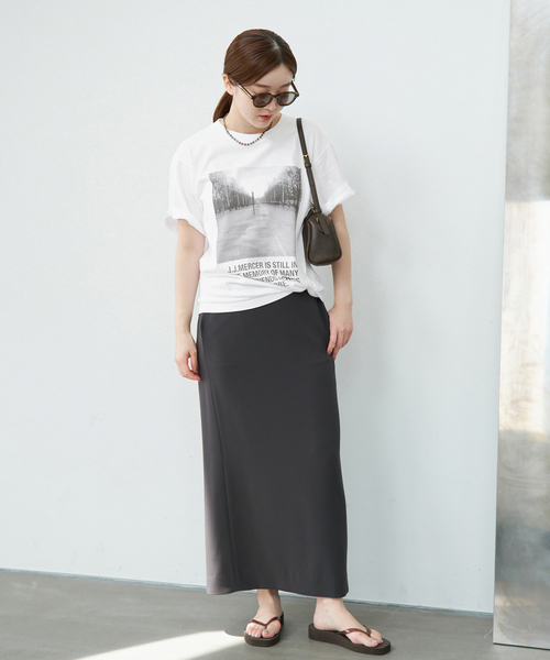 IENA（イエナ）の「J.J.Mercer/ジェイジェイマーサー フレンチフォトTシャツ（Tシャツ/カットソー・レディース・ホワイト・FREE）」の2枚目の写真