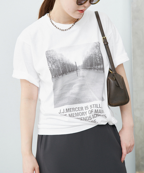 IENA（イエナ）の「J.J.Mercer/ジェイジェイマーサー フレンチフォトTシャツ（Tシャツ/カットソー・レディース・ホワイト・FREE）」の22枚目の写真