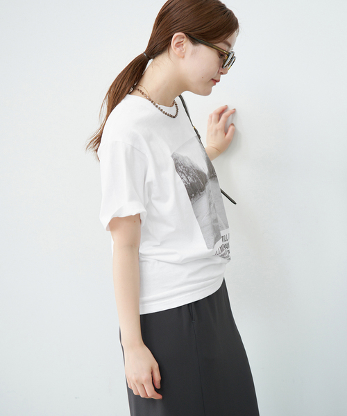IENA（イエナ）の「J.J.Mercer/ジェイジェイマーサー フレンチフォトTシャツ（Tシャツ/カットソー・レディース・ホワイト・FREE）」の14枚目の写真