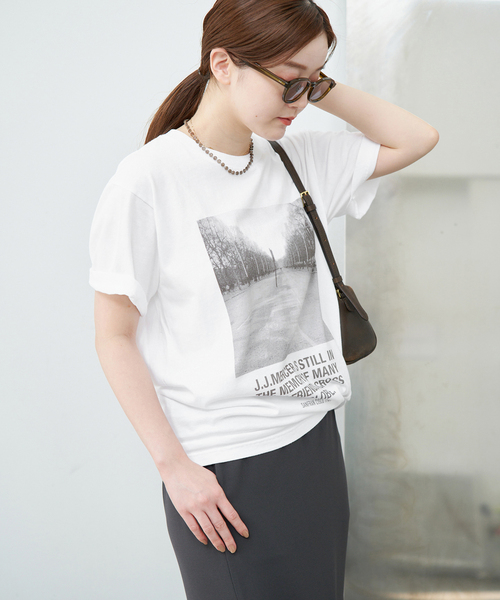 IENA（イエナ）の「J.J.Mercer/ジェイジェイマーサー フレンチフォトTシャツ（Tシャツ/カットソー・レディース・ホワイト・FREE）」の15枚目の写真