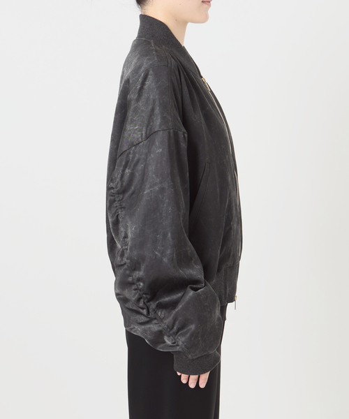 PROVOKE (プロヴォーク)の「【PROVOKE/プロヴォーク】pigment short MA-1 BLACK(MA-1・レディース・ブラック・FREE)」の13枚目の写真