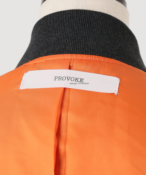 PROVOKE (プロヴォーク)の「【PROVOKE/プロヴォーク】pigment short MA-1 BLACK(MA-1・レディース・ブラック・FREE)」の20枚目の写真