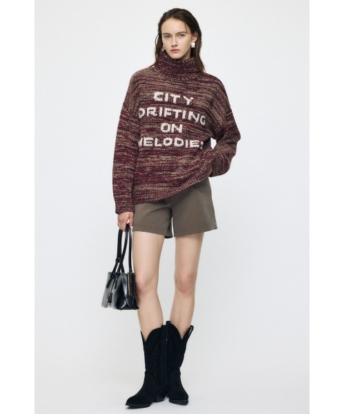 MOUSSY(マウジー)の「【26年AW新作】【セットアップ対応】HIGH WAIST ショーツ(その他パンツ・レディース・ブラウン/ダークネイビー/グレー・1/2)」の4枚目の写真