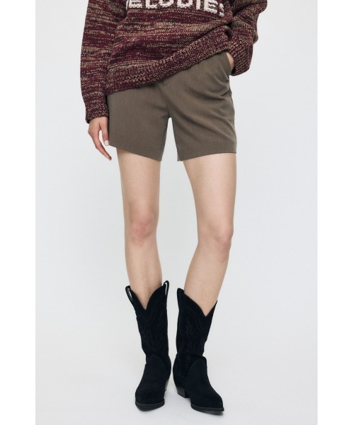 MOUSSY(マウジー)の「【26年AW新作】【セットアップ対応】HIGH WAIST ショーツ(その他パンツ・レディース・ブラウン/ダークネイビー/グレー・1/2)」の6枚目の写真