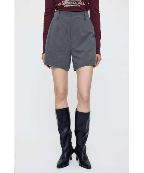 MOUSSY(マウジー)の「【26年AW新作】【セットアップ対応】HIGH WAIST ショーツ(その他パンツ・レディース・ブラウン/ダークネイビー/グレー・1/2)」の14枚目の写真
